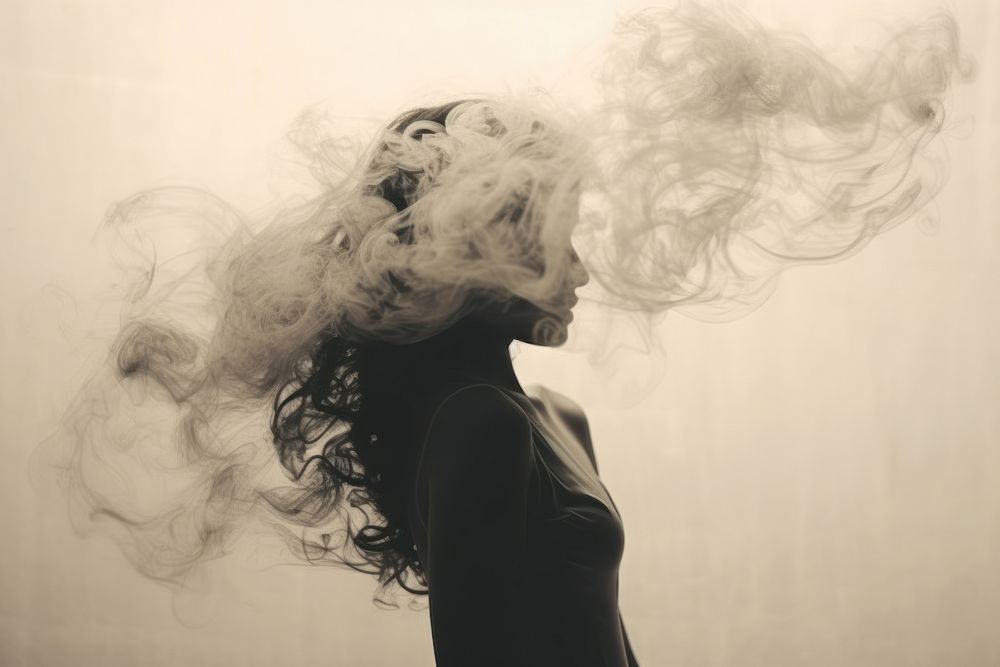 Aesthetic Photography smoke smoking adult monochrome.