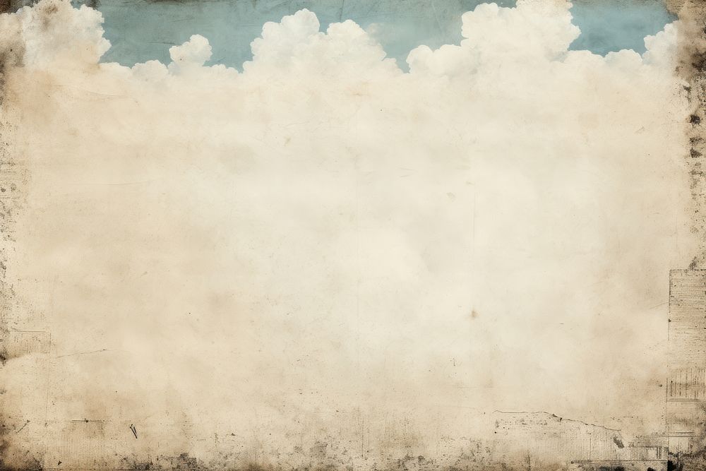 Cloud in the sky border paper backgrounds architecture.