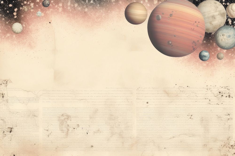 Planets border space backgrounds astronomy.