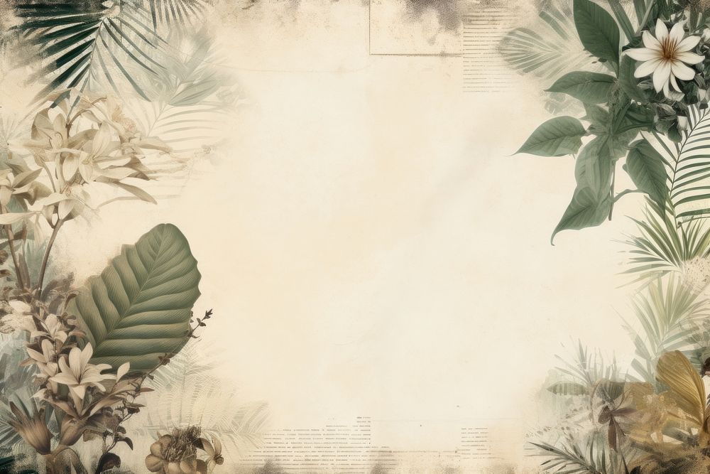 Jungle border backgrounds outdoors pattern.