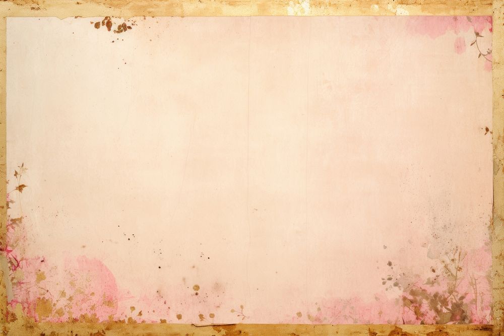 Gold glitter border paper backgrounds pink.