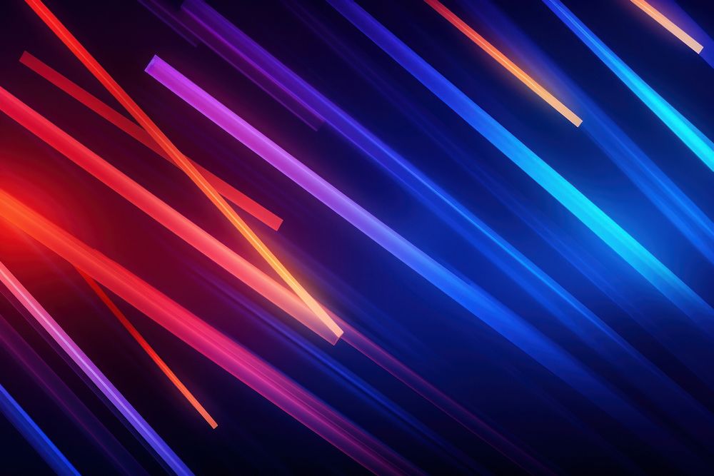  Neon backgrounds abstract light. AI generated Image by rawpixel.