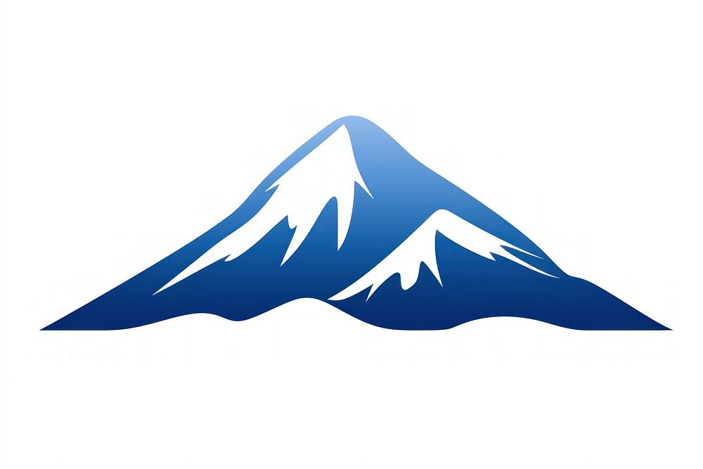 Blue fuji mountain nature stratovolcano outdoors. AI generated Image by rawpixel.