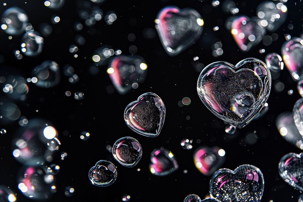 Bubble hearts wrap texture backgrounds transparent accessories.