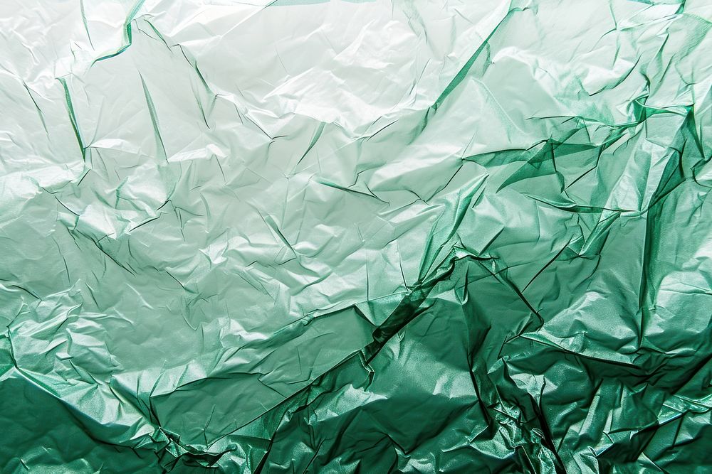 Green plastic wrap sealed backgrounds paper aluminium.