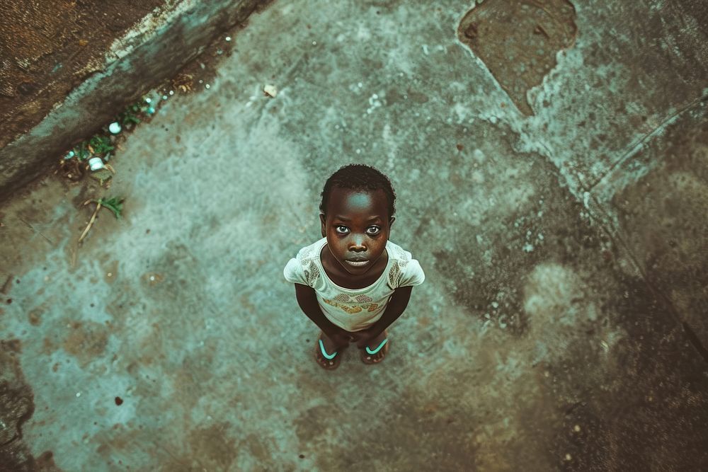 African kid photography architecture portrait.