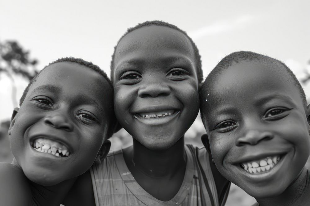 Smiling African kids smile photography laughing.