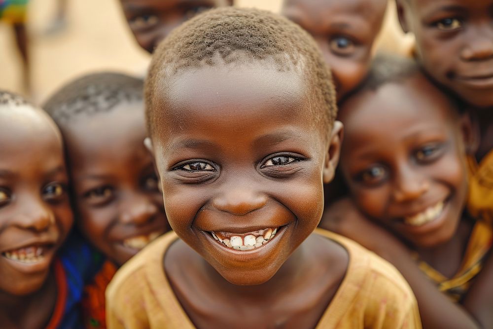 African kids smile smiling child.
