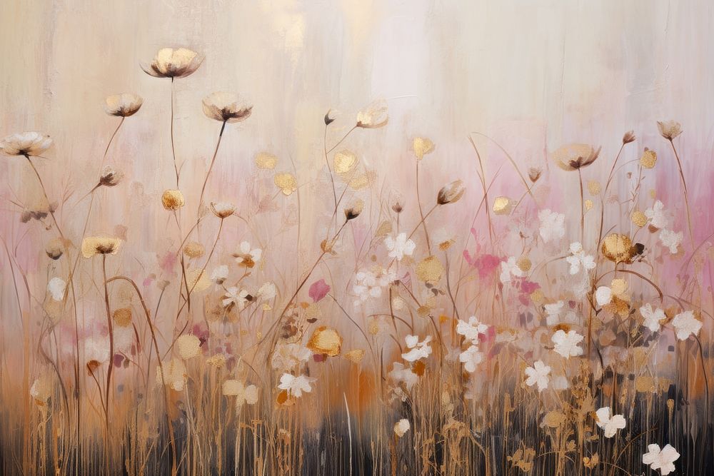 Dried flower background painting backgrounds nature.