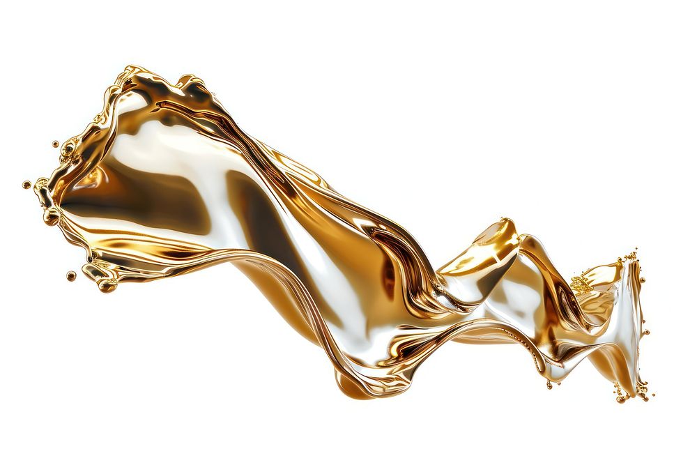 Metal liquid gold accessories accessory.