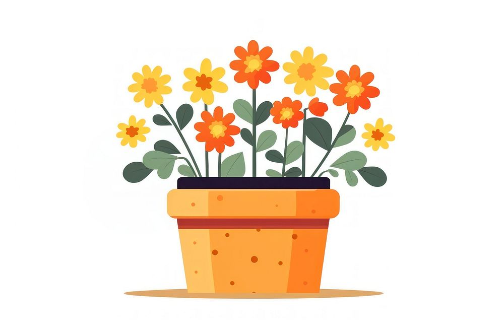 Flower pot plant creativity houseplant. AI generated Image by rawpixel.