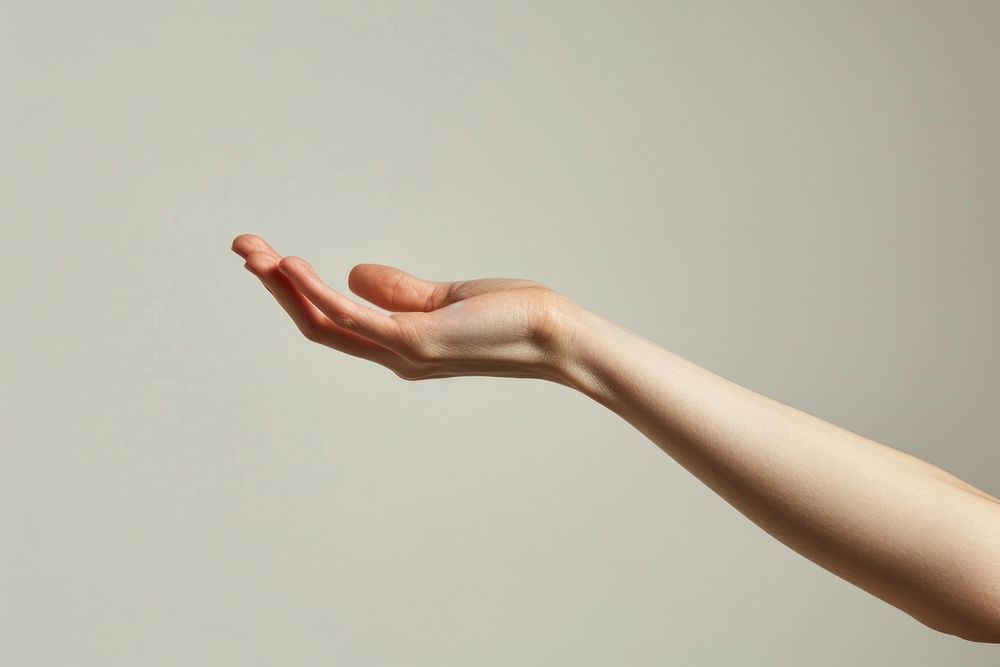 Hand holding finger adult gesturing.