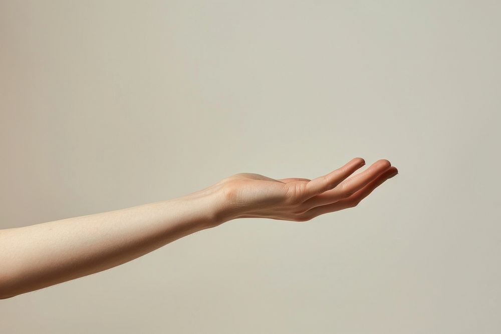 Hand holding finger adult gesturing.