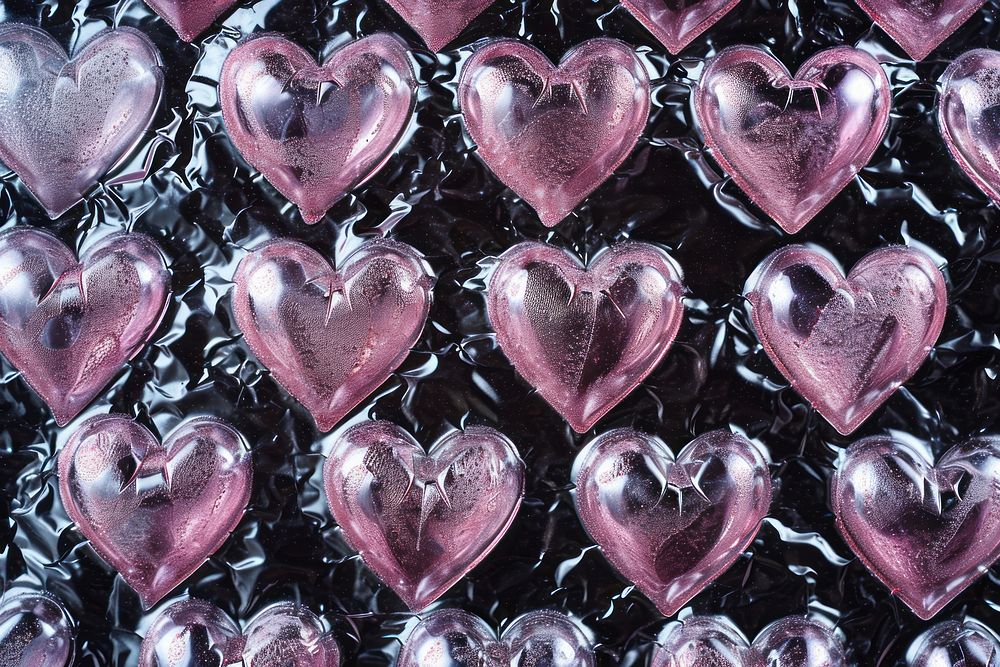 Backgrounds pattern heart pink.