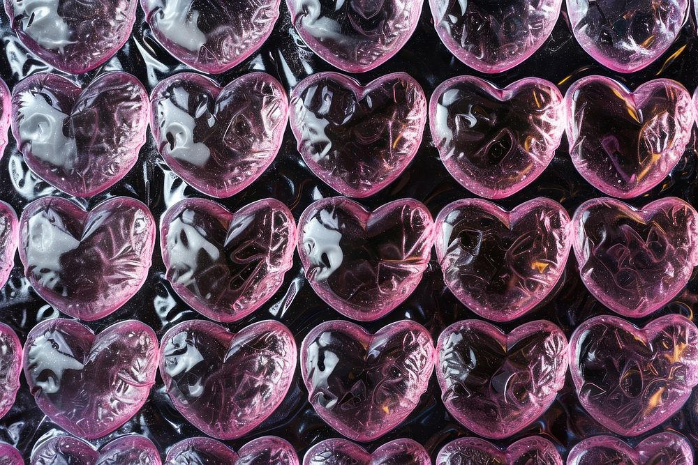Backgrounds pattern purple heart.