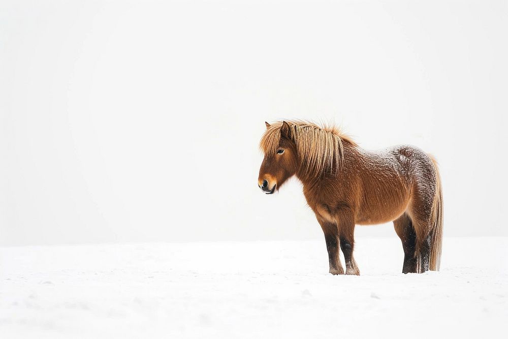 Icelandic horse outdoors standing animal.