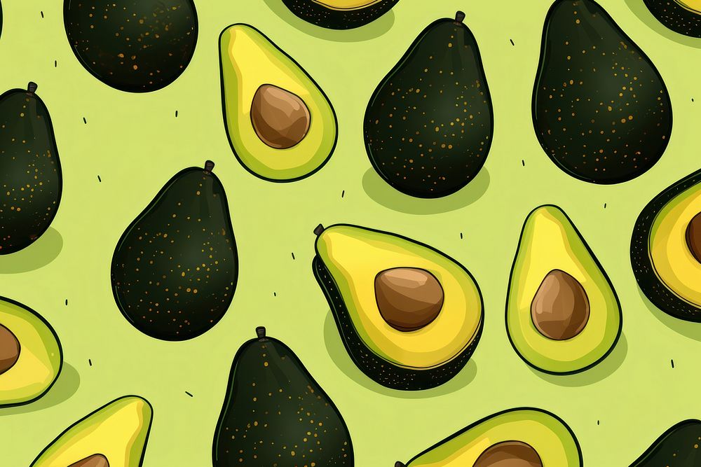 Avocados backgrounds fruit plant. AI generated Image by rawpixel.