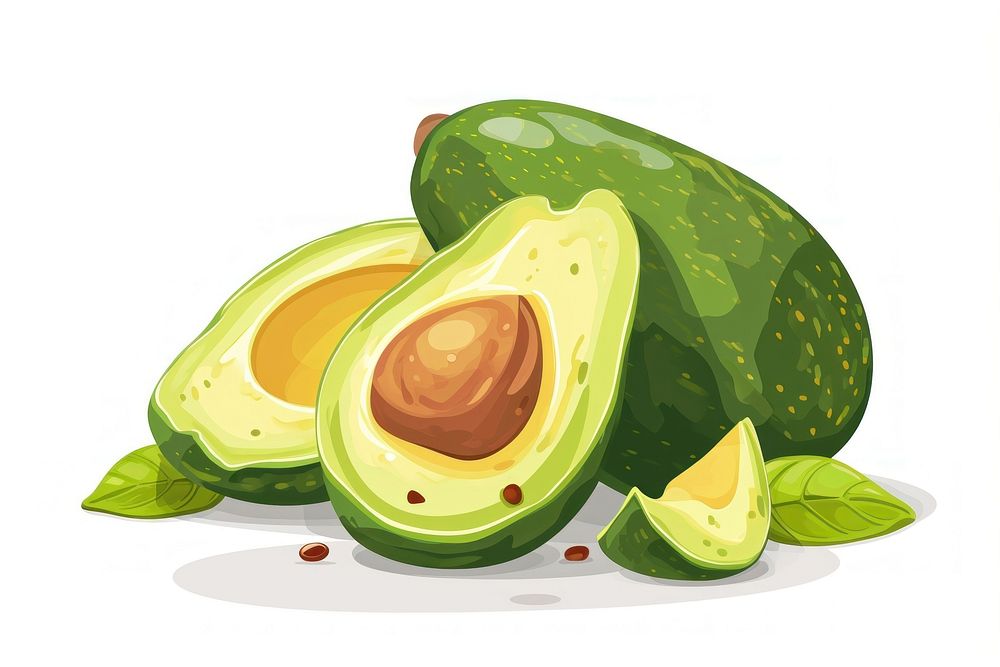 Guacamole avocado fruit plant. AI generated Image by rawpixel.