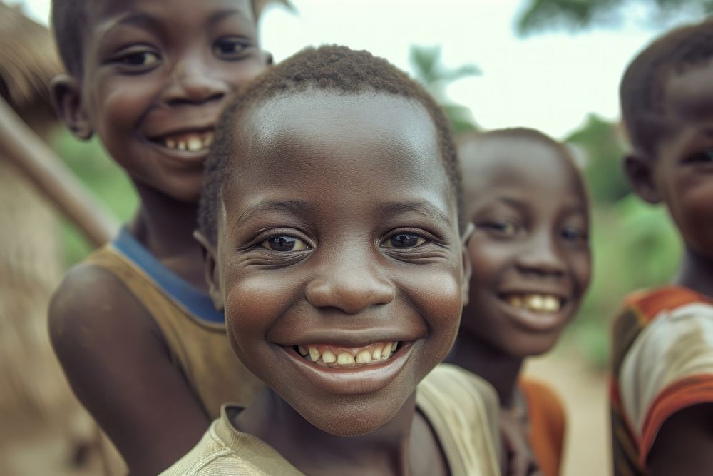 African kids smile smiling child.