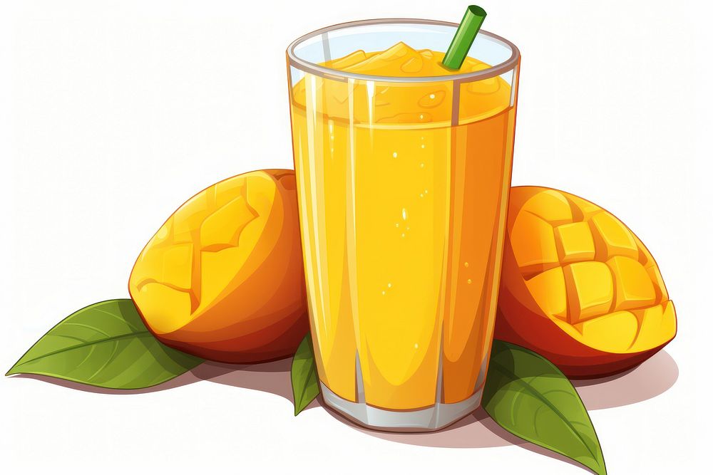 Mango juice drink fruit plant.