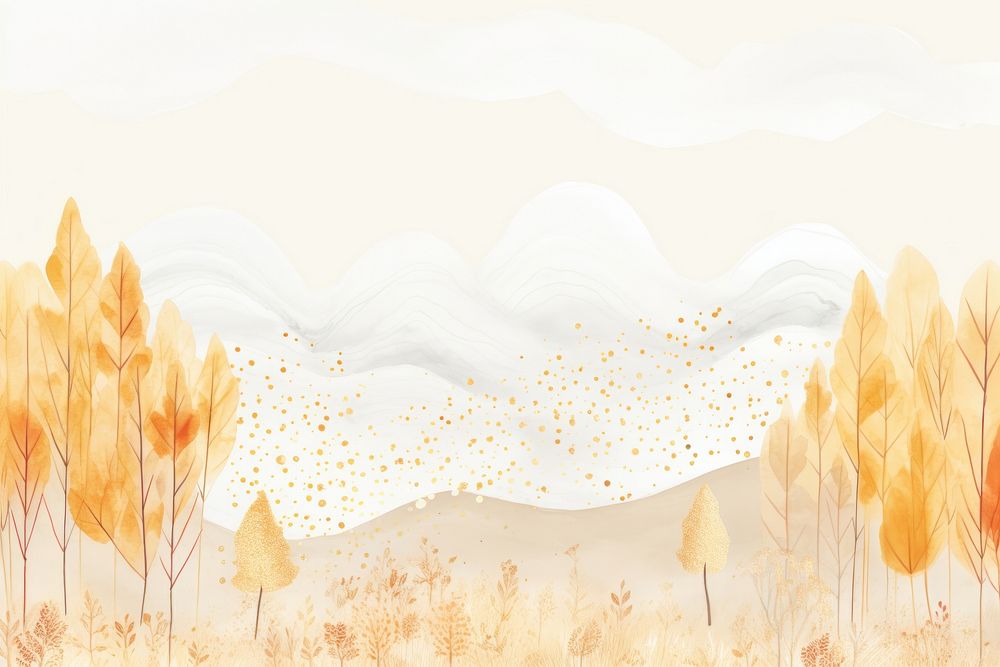 Autumn forest with wildflower backgrounds landscape outdoors. AI generated Image by rawpixel.