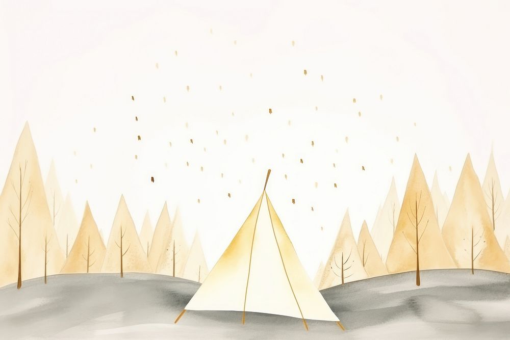 Camping outdoors nature line. AI generated Image by rawpixel.