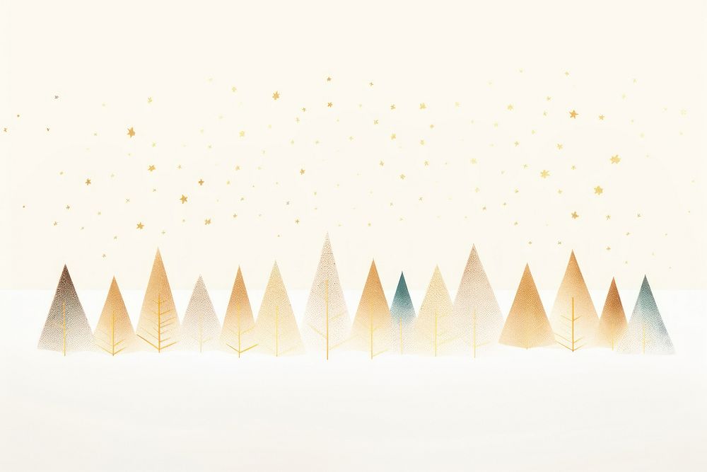 Christmas trees backgrounds nature line. AI generated Image by rawpixel.
