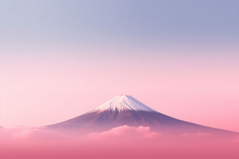 Fuji mountain outdoors horizon nature. AI generated Image by rawpixel.