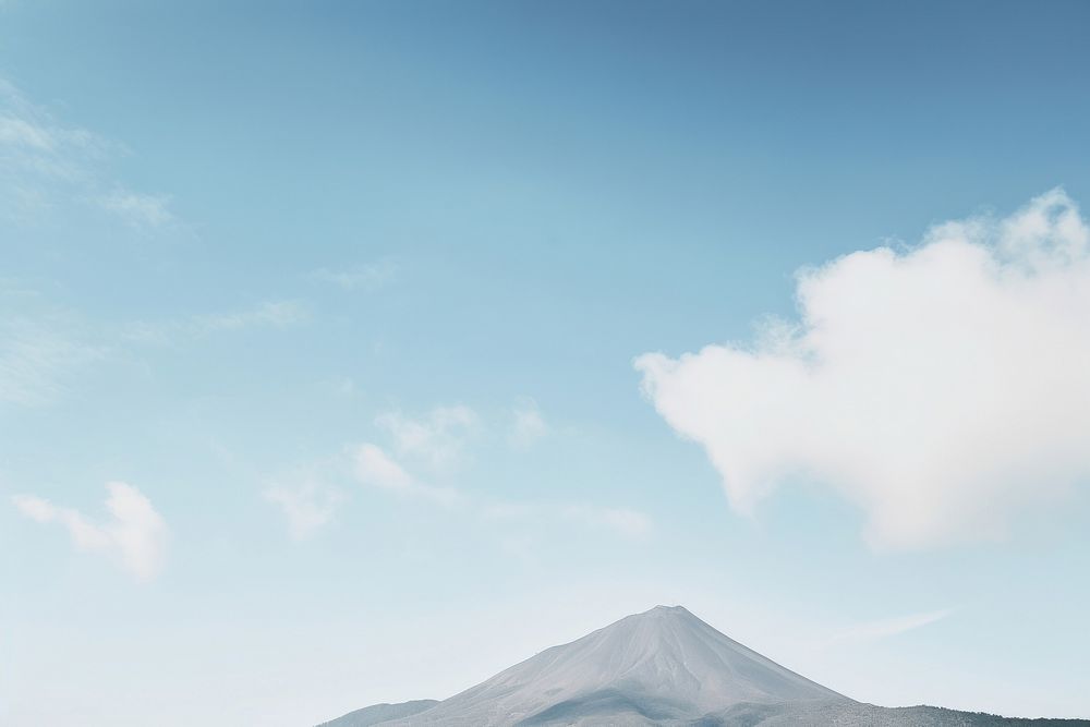 Mountain cloud sky landscape. AI generated Image by rawpixel.