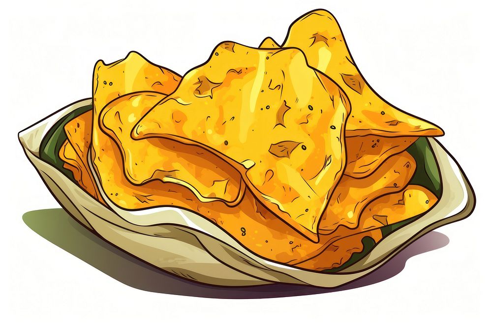 Nacho chip in a bag nachos snack bread.