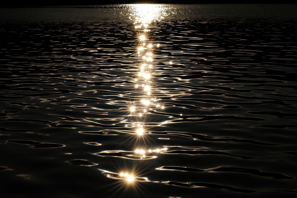 Transparent Lake sunlight reflections outdoors nature ocean.