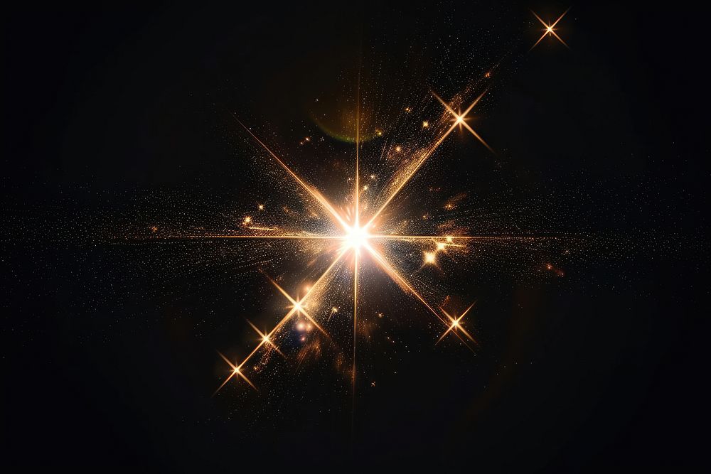 Transparent Star sunlight reflections backgrounds astronomy fireworks.