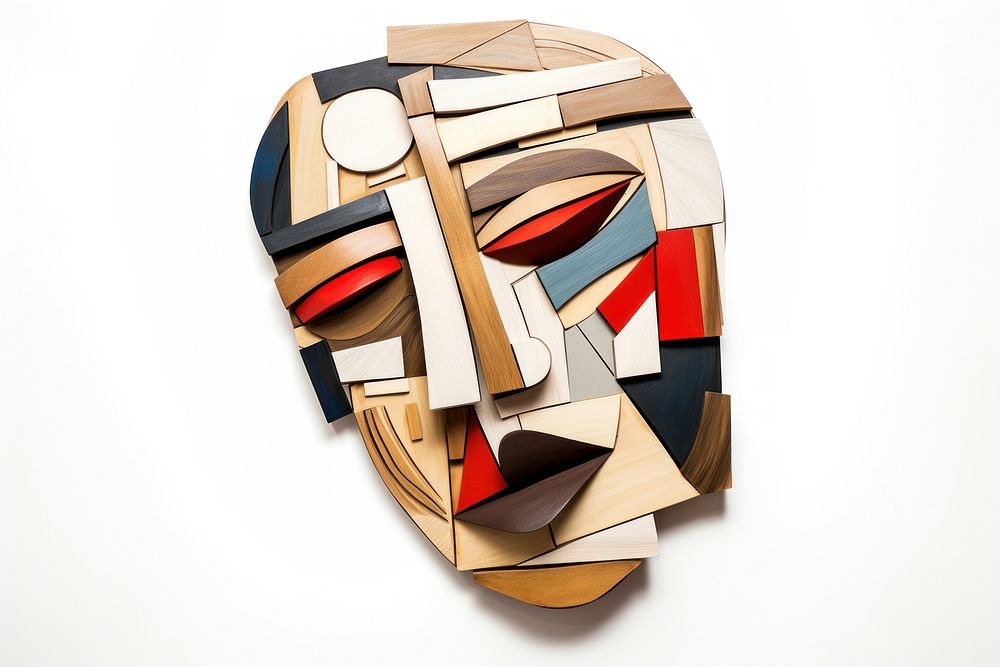 Cubism photo wood art. AI generated Image by rawpixel.