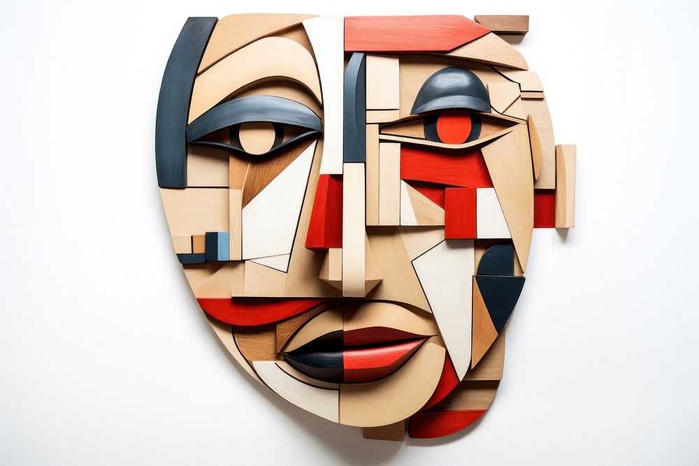 Cubism photo art representation. AI generated Image by rawpixel.