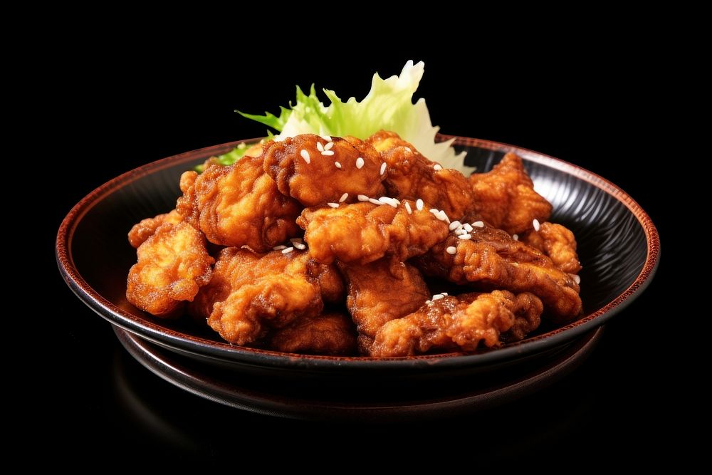 GKaraage food vegetable condiment. AI generated Image by rawpixel.