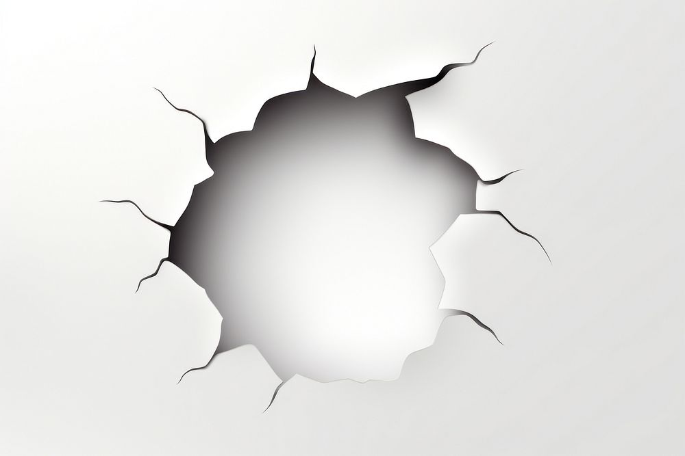 Hole in paper cut out hole backgrounds destruction. AI generated Image by rawpixel.