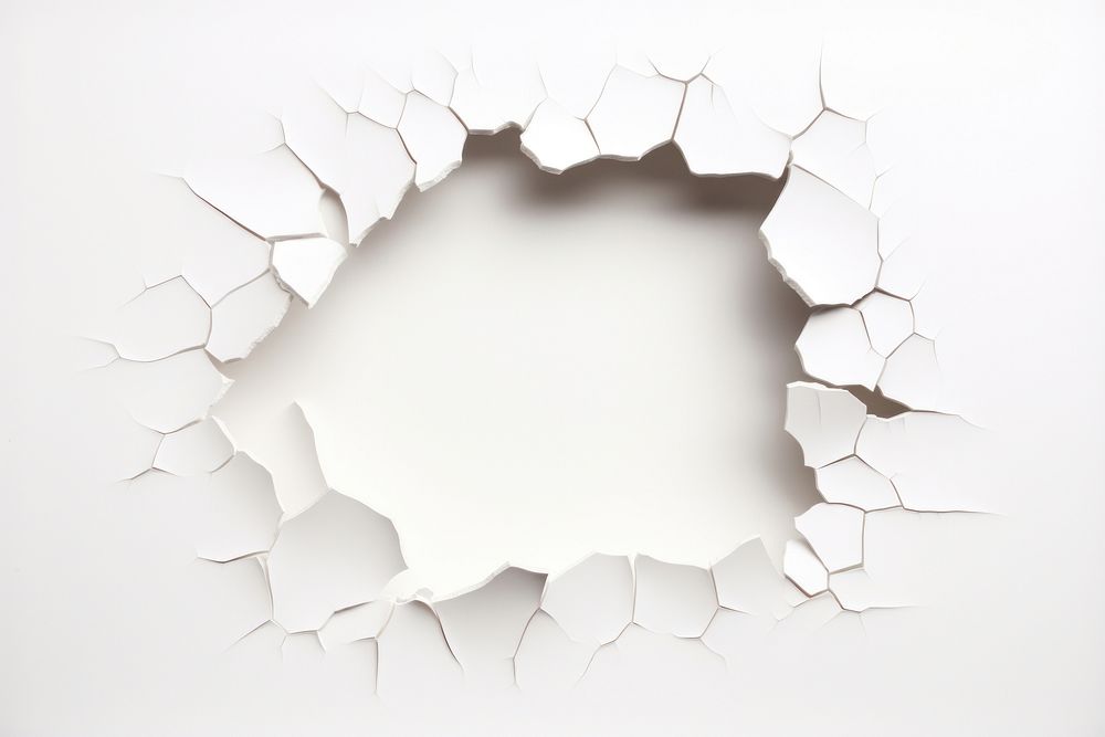 Hole in paper hole backgrounds white. AI generated Image by rawpixel.