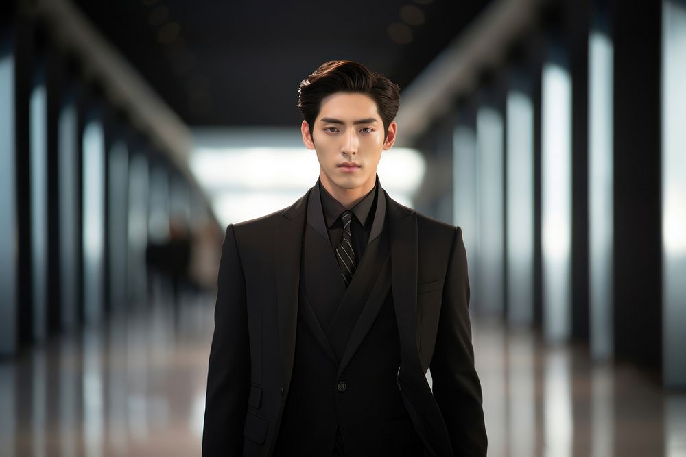 Korean male model portrait blazer adult.