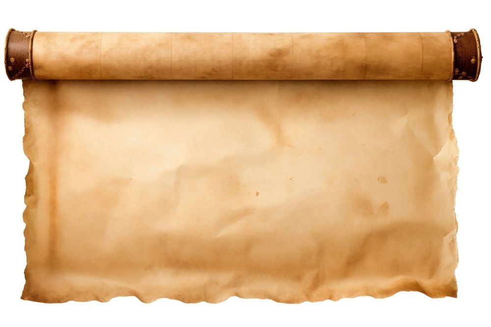 Old paper horizontal banner backgrounds parchment document. AI generated Image by rawpixel.