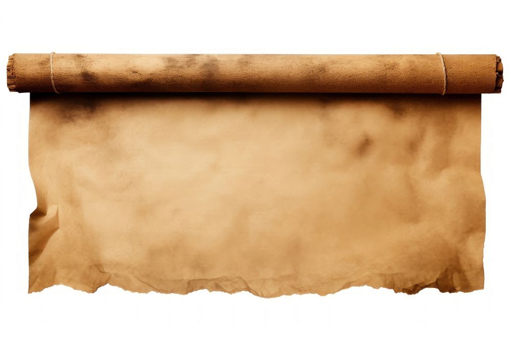 Old paper horizontal banner backgrounds document scroll. AI generated Image by rawpixel.