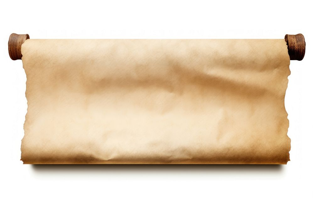 Paper parchment document scroll. AI generated Image by rawpixel.