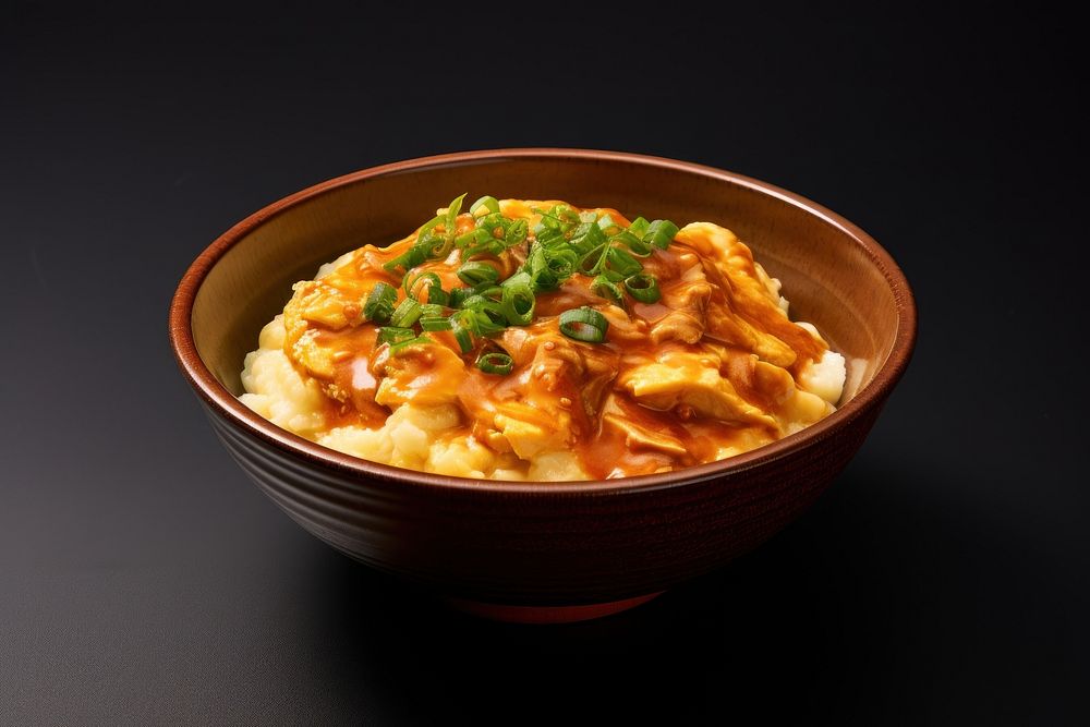 Oyakodon food meal dish. AI generated Image by rawpixel.