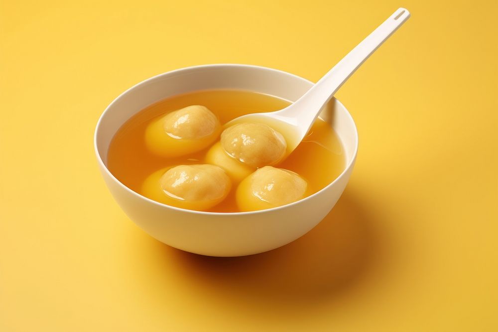 Oden spoon food bowl. AI generated Image by rawpixel.