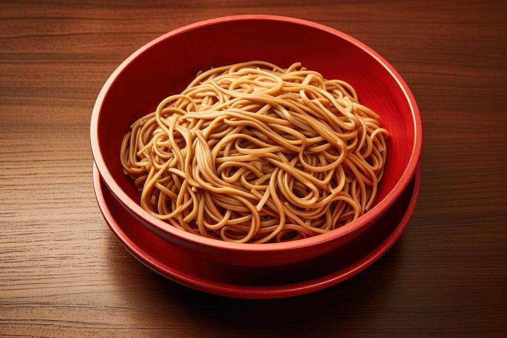 Soba spaghetti noodle pasta. AI generated Image by rawpixel.