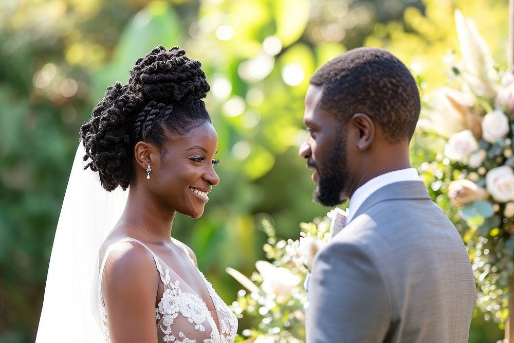 Black couple getting married wedding | Free Photo - rawpixel