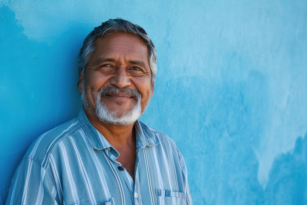 Senior indian american man clothing adult smile.