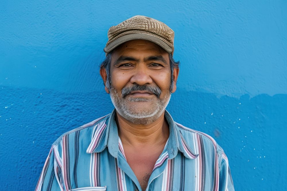 Senior indian american man portrait adult photo.