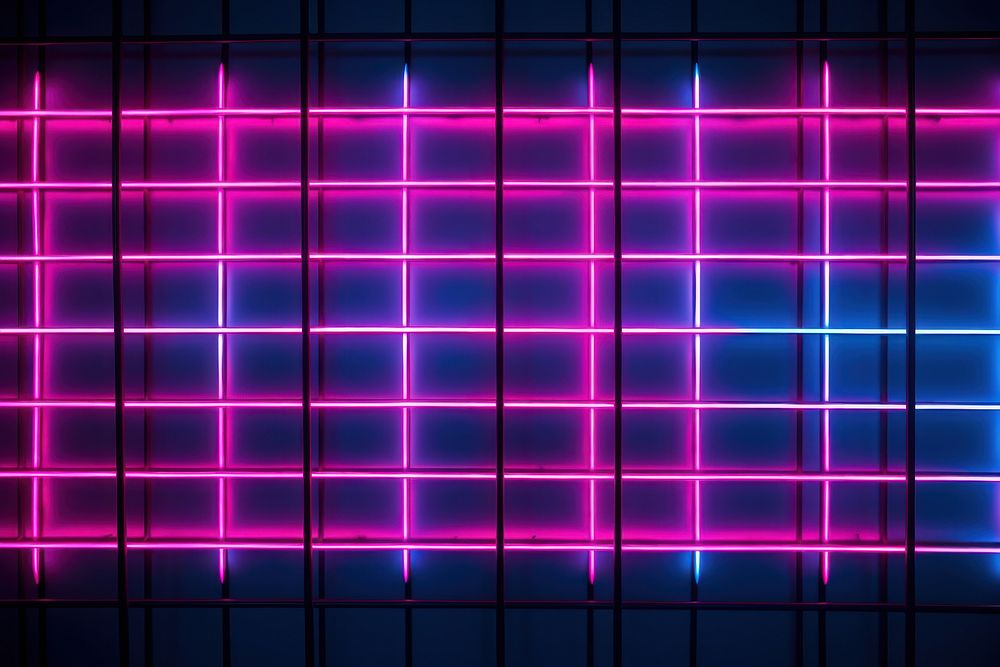 Neon backgrounds light architecture.