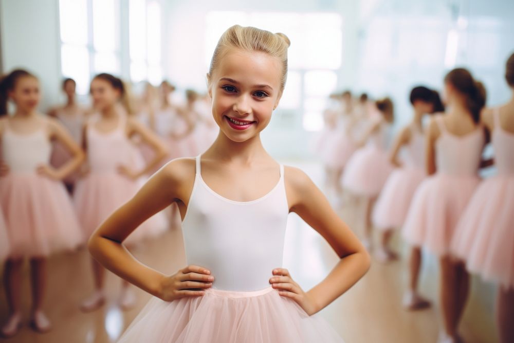 Ballerina class dancing ballet entertainment. AI generated Image by rawpixel.