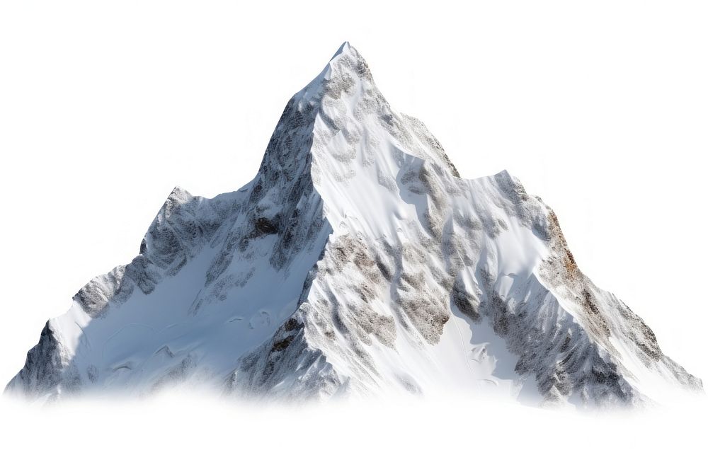 Snow mountain nature outdoors ice. AI generated Image by rawpixel.
